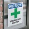 Signmission Emergency Shelter Sign With Symbol, 7 in W x Rectangle, Vinyl Decal OS-2PACK-NS-D-710-V-11896 - alternate 6